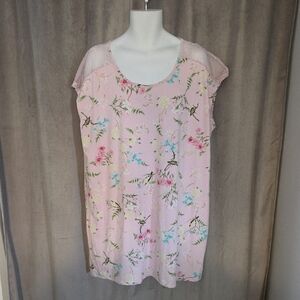 La Vie En Rose XXL Pink Floral Nightgown